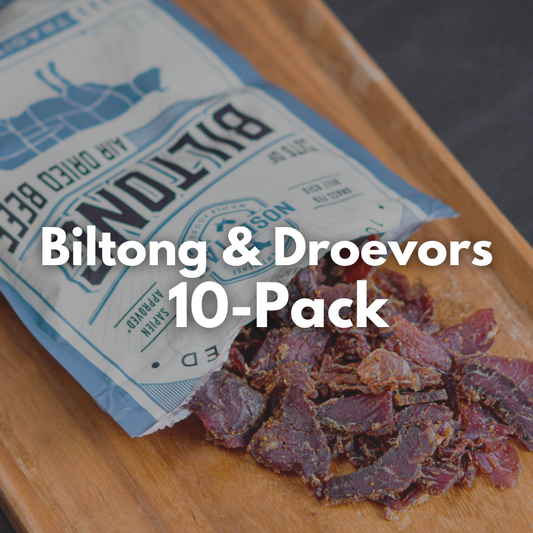 Biltong and Droevors 10 Pack