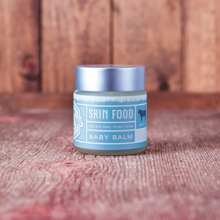 Baby Balm Belle Plaine | Unscented | Handmade Beef Tallow