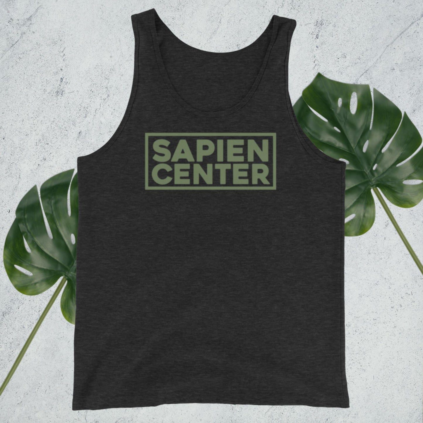 Green Sapien Logo Tank