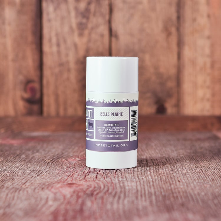 Belle Plaine | Deodorant Made with Beef Tallow | Unscented