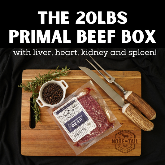 20lbs Organ Blend Beef Box