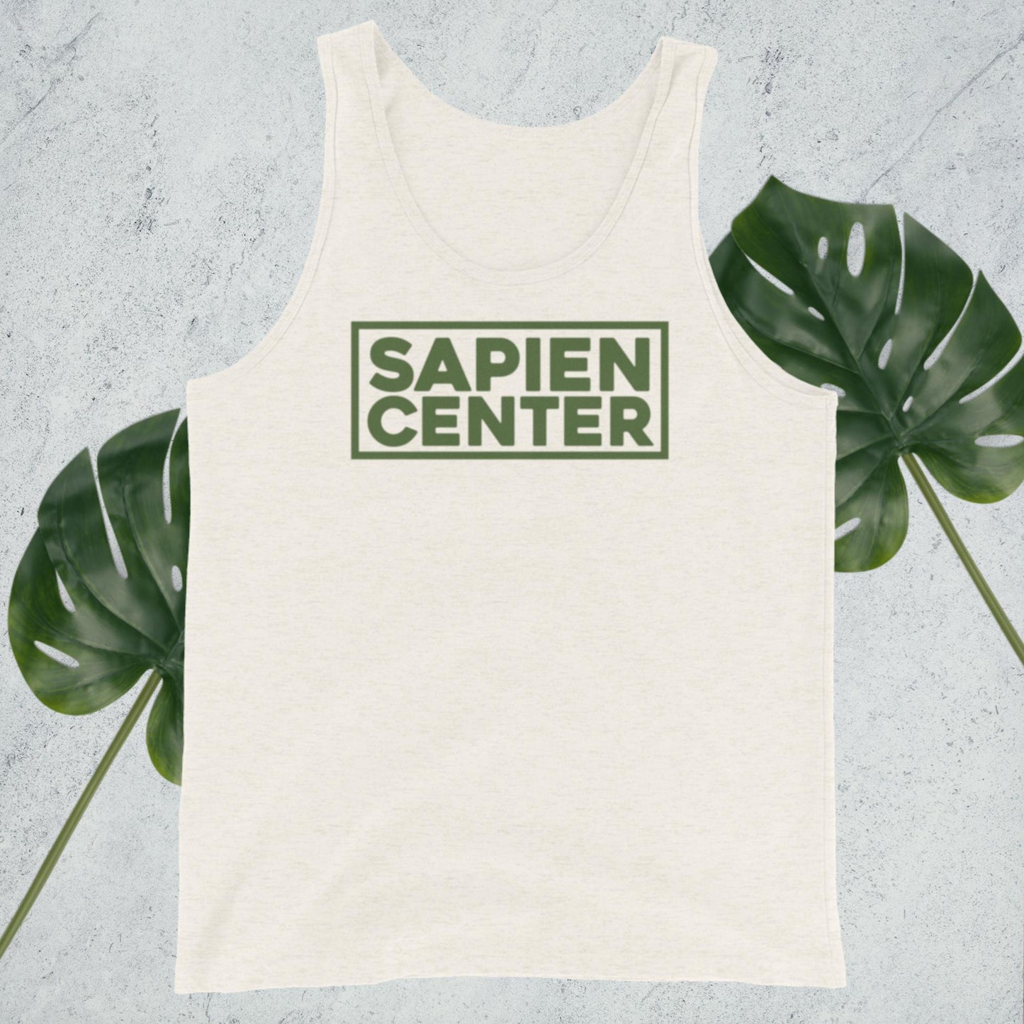 Green Sapien Logo Tank