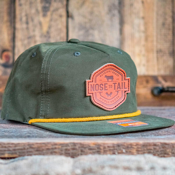 Leather Patch Hat